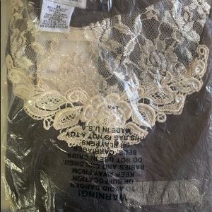 New Lace Afternoon Long Sleeve Lace Sequin Top M